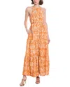 Hermoza Hilde Linen-blend Midi Dress