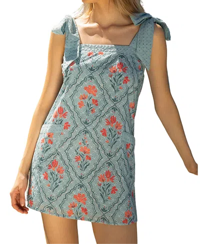Hermoza Hillary Tie Cover-up Dress In Multi