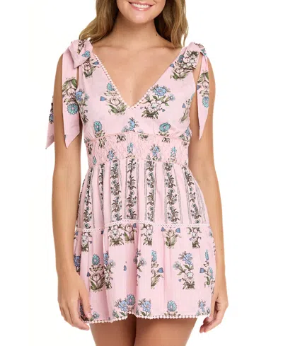 Hermoza Jaclyn Mini Dress In Pink