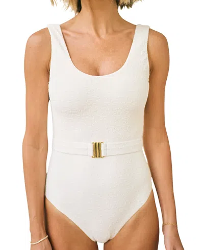 Hermoza Joan Belted Women's One-piece Swimsuit In Multi