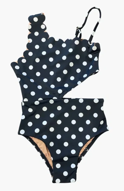 HERMOZA HERMOZA LITTLE BECKY CUT OUT ONE SHOULDER ONE-PIECE SWIMSUIT