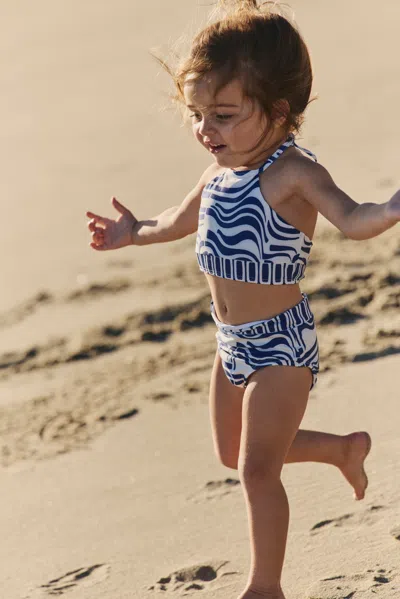 Hermoza Kids' Little Lainey Two-piece Set In Blue