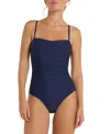 Hermoza Lupe One-piece Swimsuit In Blue