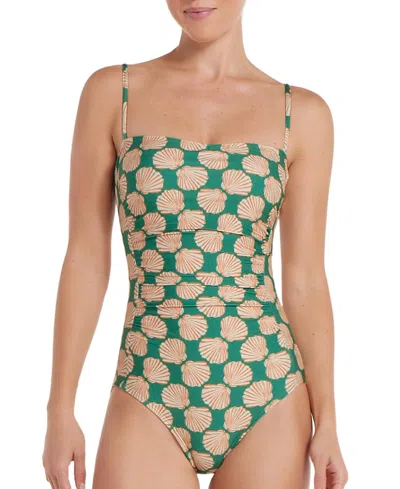 Hermoza Lupe One-piece Swimsuit In Shell Chess