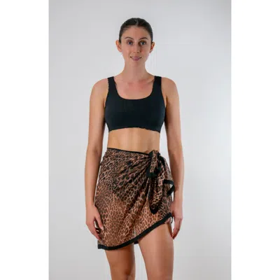 Hermoza Mini Pareo In Brown