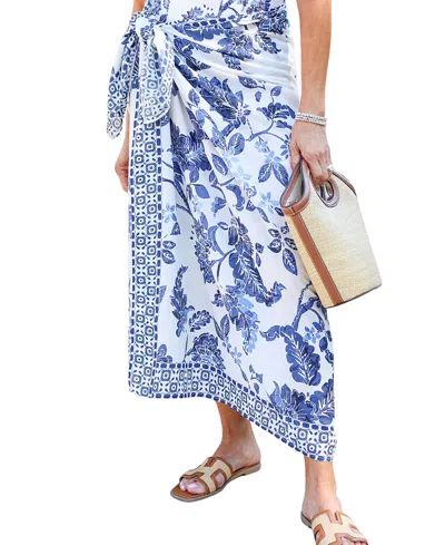 Hermoza Pareo Wrap In Blue