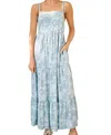 Hermoza Shea Women's Long Dress Cover Up In Blue