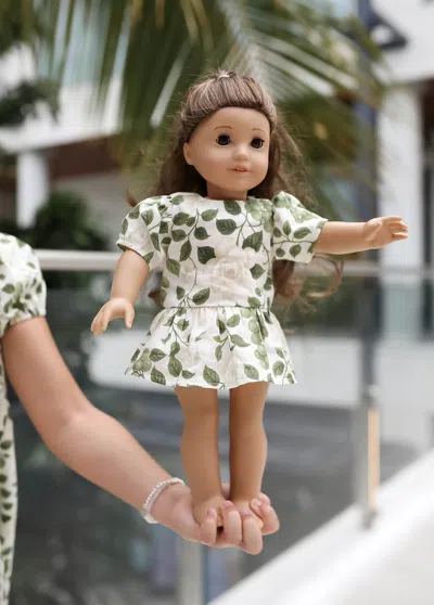 Hermoza Victoria 18 Inch Little Doll Dress In White