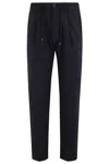 Herno Master Nylon Trousers Pockets In Black
