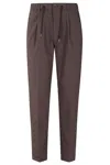 Herno Drawstring Trousers In Brown