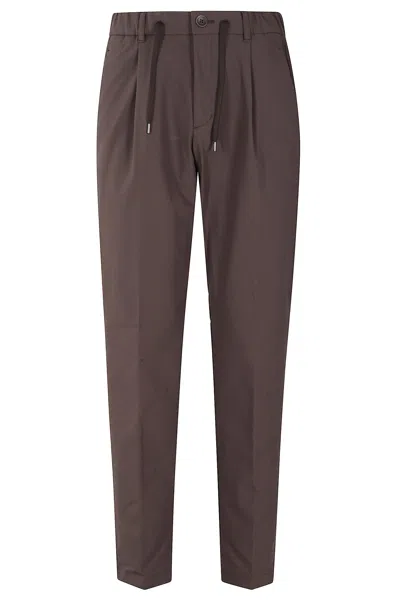 Herno Drawstring Trousers In Brown