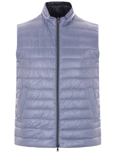 HERNO HERNO GILET REVERSIBILE IN NYLON ULTRALIGHT