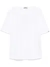 Herno Round Neck T-shirt With Snap Button Details