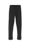 Herno Black Stretch Polyester Pant In Gray