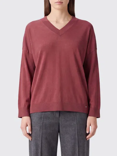 Herno Teddy Bear Print V-neck Lyocell Jumper In Black