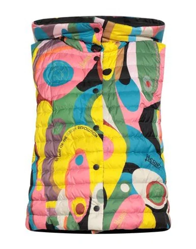 HERNO HERNO 16420779 WOMAN VEST PINK SIZE 10 POLYESTER, POLYURETHANE