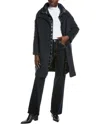 Herno 2-in-1 Wool-blend Down Coat In Blue