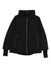 Herno Zip Hooded Jacket In Black