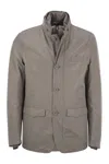 Herno 2-layer Goretex Laminar Blazer In Grey