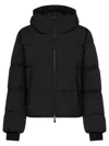 Herno Short Down Jacket 2layers Clothing In Black