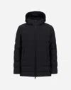 Herno Jacket In 2-layer Windstopper In Blue