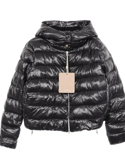 Pre-owned Herno 2020 Resort Hooded Down Jacket In Black