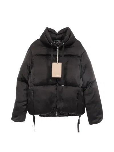 Pre-owned Herno 2020 Resort Satin Down Jacket In Black