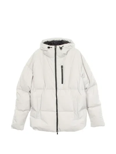 Pre-owned Herno 2020s Laminar Hooded Jacket In White