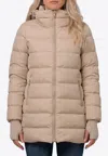 Herno 2-layer Quilted Puffer Jacket In Brown