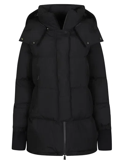 Herno 2layers Double-layered Puffer Polyester Down Jacket In Black