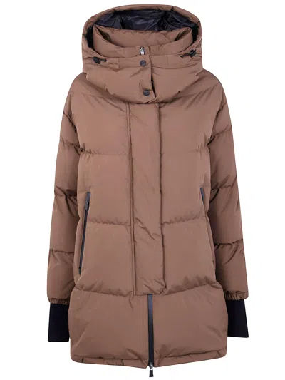 Herno "2layers" Short Jacket In Brown