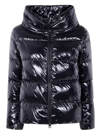 Herno 2layers Short Jacket In Blue