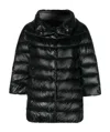 Herno Sofia Down Cape In Black
