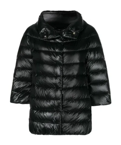 HERNO 3/4 SLEEVE PUFFER JACKET