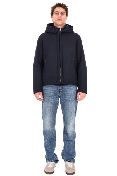 Herno 3-layer Scuba Bomber Jacket In Transparent