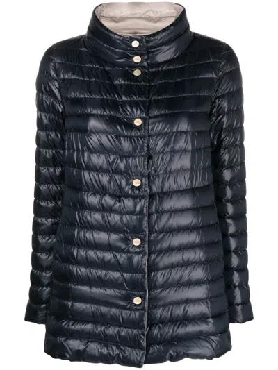 Herno Women Reversible Down Jacket In Black