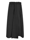 Herno Flared Midi Skirt With Elasticated Waistband