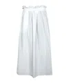Herno A-line Elasticated Waistband Midi Skirt In White