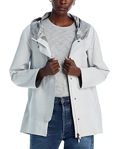 Herno A Line Laminar Jacket In Grey