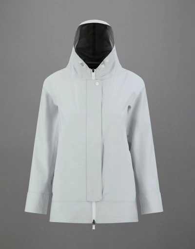 Herno A-line Laminar Jacket In Gore-tex Paclite In Ice