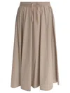 Herno Drawstring Midi Skirt