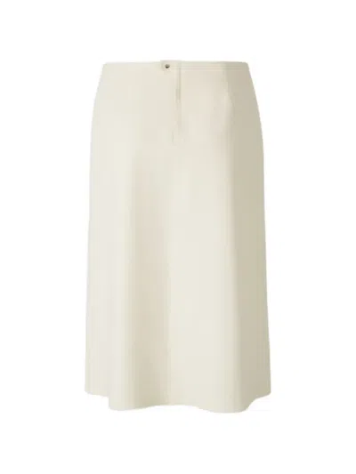 Herno A-line Midi Skirt In Neutral