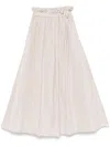 Herno A-line Midi Skirt In Neutrals