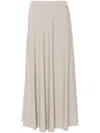 Herno A-line Midi Skirt In Neutrals
