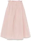 Herno Pink Water-repellent New Techno Taffeta Flare In Pink