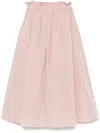 Herno Pink Water-repellent New Techno Taffeta Flare In Pink