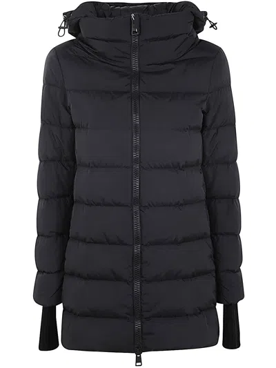 HERNO A-SHAPE CHAMOIX DOWN JACKET