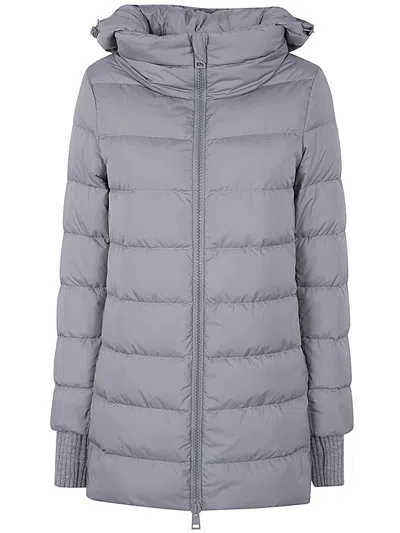 HERNO HERNO A-SHAPE CHAMOIX DOWN JACKET CLOTHING
