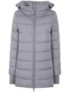 Herno A-shape Chamoix Down Jacket In Gray