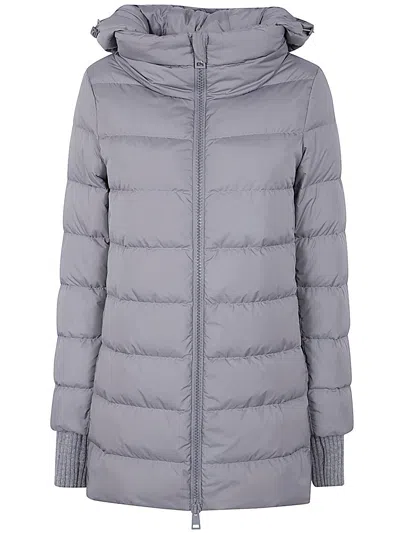 HERNO HERNO A-SHAPE CHAMOIX DOWN JACKET